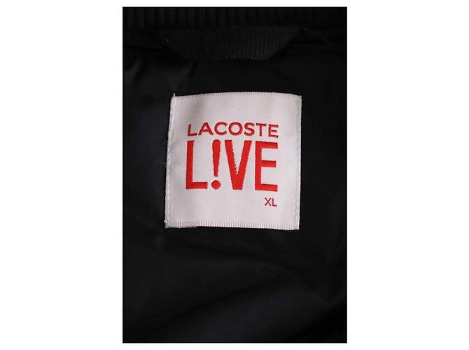 Giacca Bomber Lacoste Nera Nero - vista 4