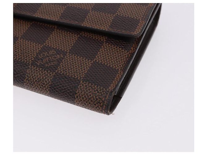 LOUIS VUITTON Damier Ebene Portefeuille International Wallet N61217 Auth bs36216 - vista 14