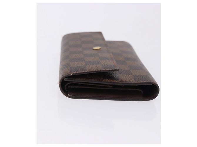 LOUIS VUITTON Damier Ebene Portefeuille International Wallet N61217 Auth bs36216 - vista 4