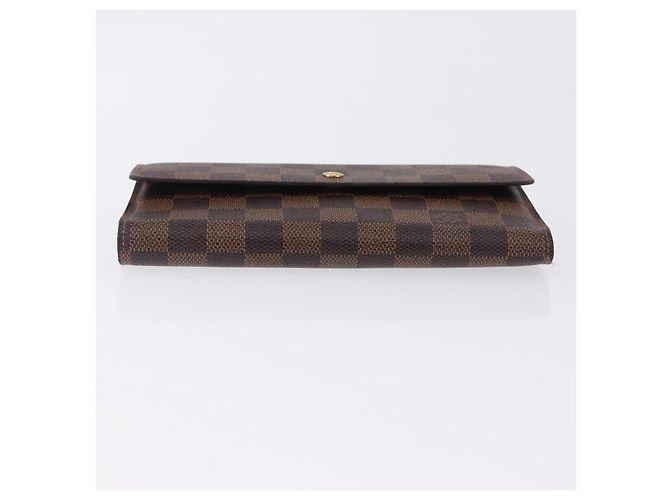 LOUIS VUITTON Damier Ebene Portefeuille International Wallet N61217 Auth bs36216 - vista 6