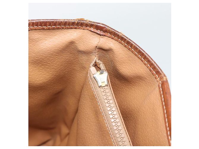 Céline Borsa Tote CELINE Macadam in PVC e pelle marrone con finiture dorate Auth 192720 - vista 20
