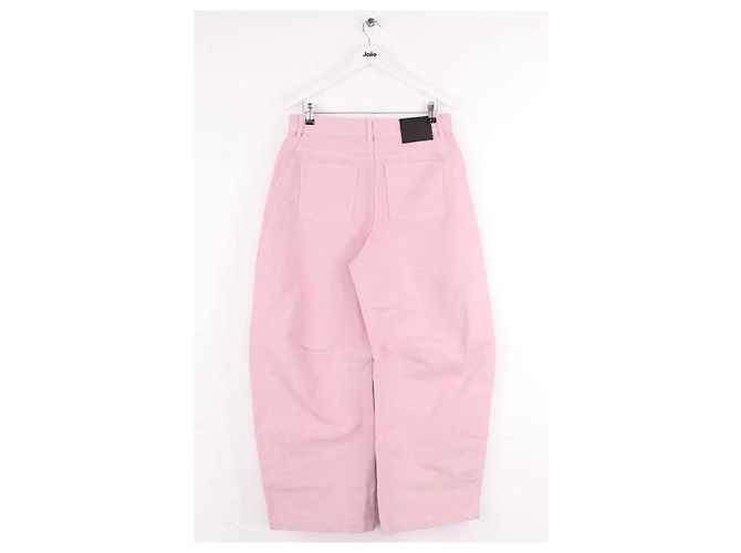 Jeans larghi Loewe rosa in cotone - vista 3