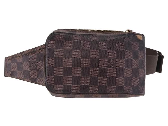 LOUIS VUITTON Borsa a Spalla Damier Ebene Geronimos N51994 LV Auth 191787 - vista 13