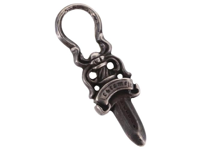 Pendente Charm Daga Chrome Hearts Top Ag925 Silver Auth 190678M Argento - vista 2