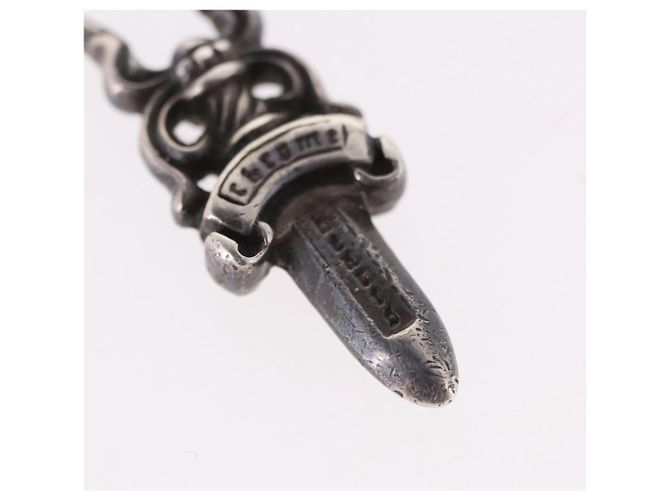 Pendente Charm Daga Chrome Hearts Top Ag925 Silver Auth 190678M Argento - vista 4