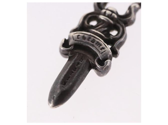 Pendente Charm Daga Chrome Hearts Top Ag925 Silver Auth 190678M Argento - vista 6