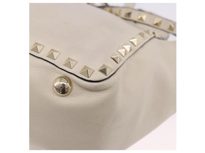 Borsa VALENTINO in pelle 2way White Gold Auth BA14307 Bianco D'oro - vista 17