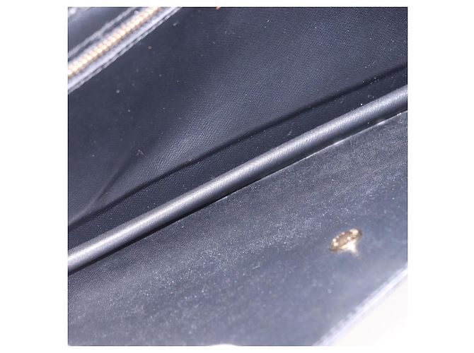 LOUIS VUITTON Epi Montaigne 27 Clutch Bag Black M52652 LV Auth mr2795 Nero - vista 9