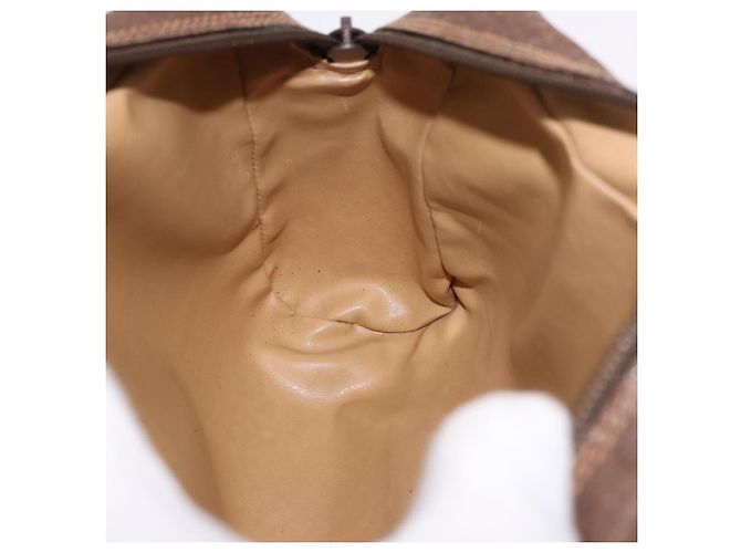 Borsa GUCCI GG Supreme Web Sherry Line PVC Beige Oro 001 115 6655 Auth 191920 D'oro - vista 19