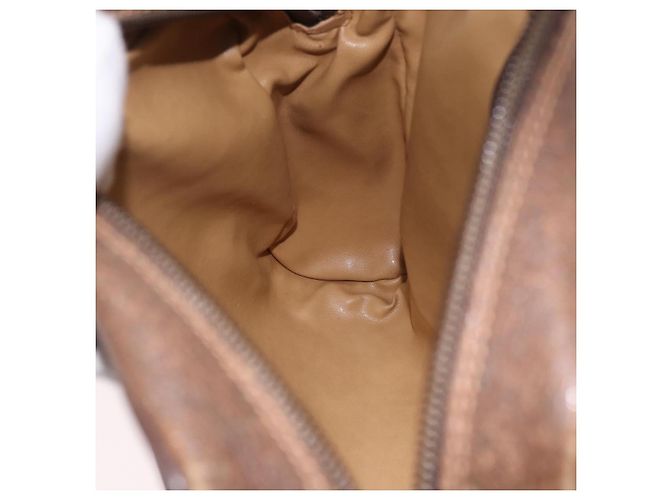 Borsa GUCCI GG Supreme Web Sherry Line PVC Beige Oro 001 115 6655 Auth 191920 D'oro - vista 20