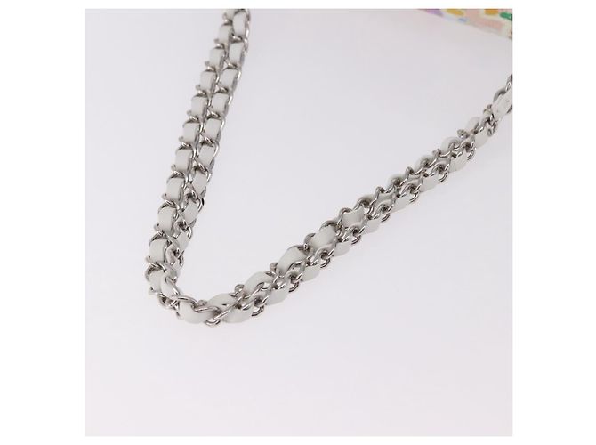 CHANEL Matelasse 25 Chain Bag Lamb Skin Multicolor Silver CC Auth 190690SM Argento Multicolore - vista 7