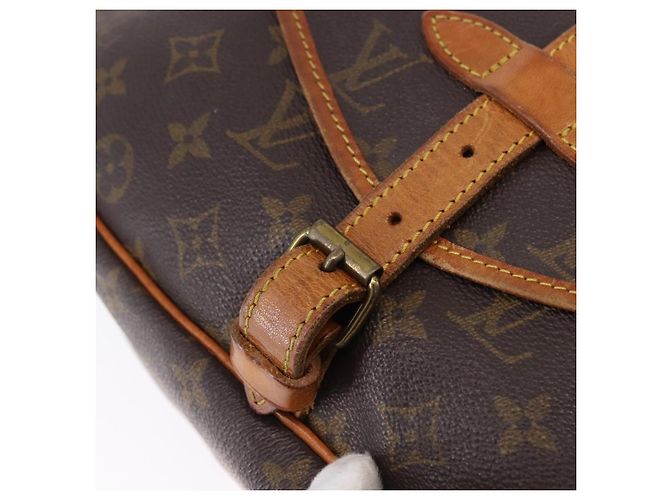 LOUIS VUITTON Borsa a Spalla Monogram Saumur 30 M42256 LV Auth ka5313 Monogramma - vista 17