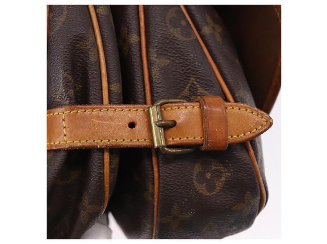LOUIS VUITTON Borsa a Spalla Monogram Saumur 30 M42256 LV Auth ka5313 Monogramma - vista 18