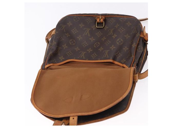 LOUIS VUITTON Borsa a Spalla Monogram Saumur 30 M42256 LV Auth ka5313 Monogramma - vista 23