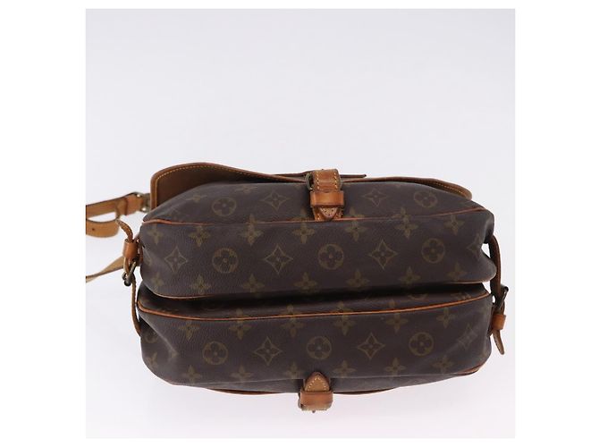 LOUIS VUITTON Borsa a Spalla Monogram Saumur 30 M42256 LV Auth ka5313 Monogramma - vista 5