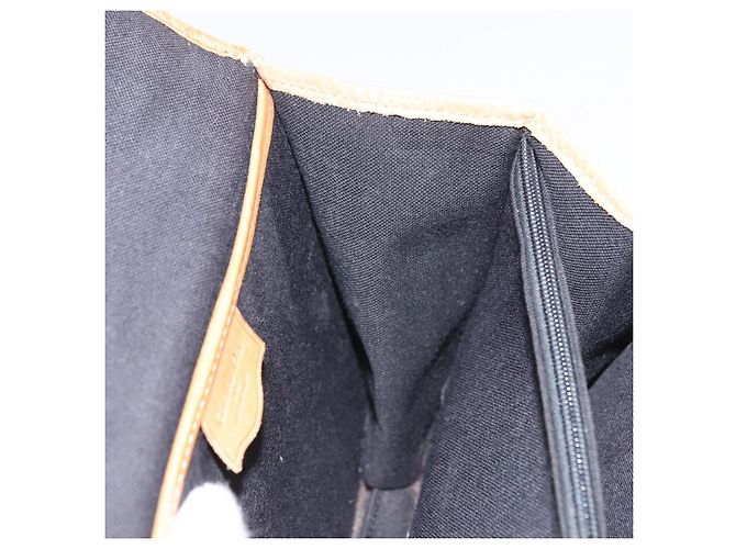 Borsa Christian Dior Trotter Canvas PVC 2way Navy Gold Auth 192200 D'oro Blu navy - vista 19