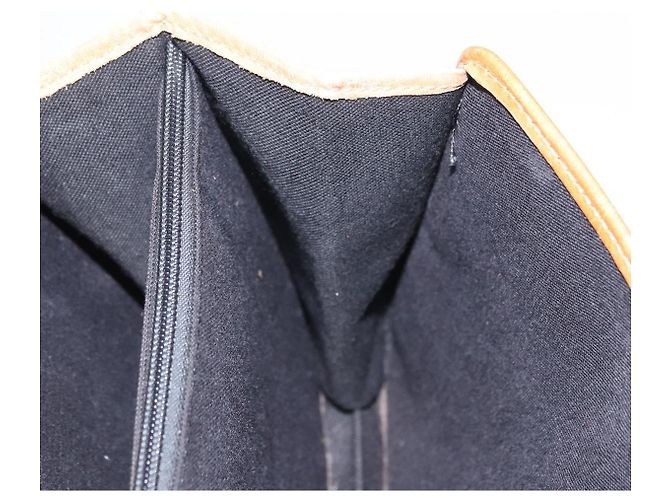 Borsa Christian Dior Trotter Canvas PVC 2way Navy Gold Auth 192200 D'oro Blu navy - vista 23