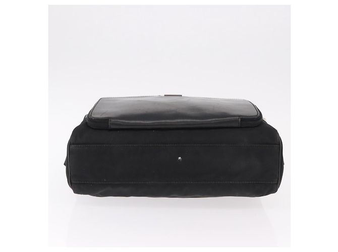 Borsa GUCCI in tela nera e argento Auth bs36102 Nero - vista 10