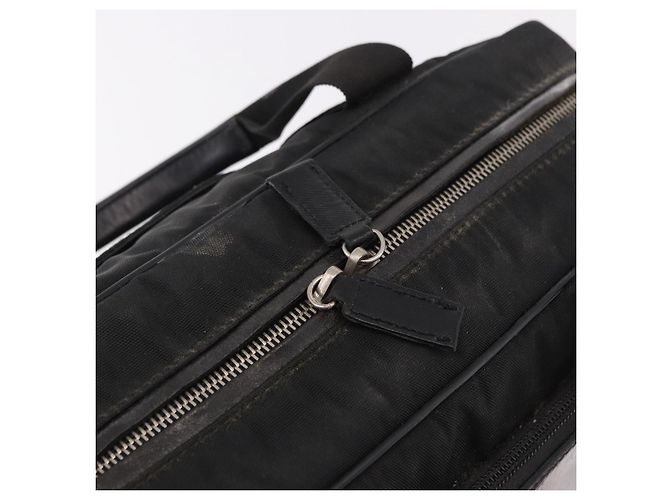 Borsa GUCCI in tela nera e argento Auth bs36102 Nero - vista 16