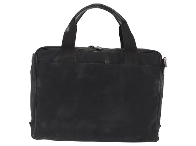 Borsa GUCCI in tela nera e argento Auth bs36102 Nero - vista 3