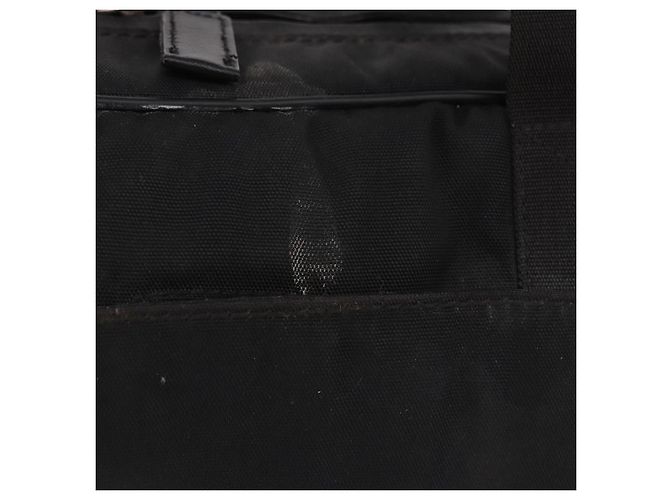 Borsa GUCCI in tela nera e argento Auth bs36102 Nero - vista 4