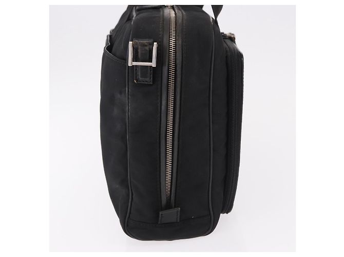 Borsa GUCCI in tela nera e argento Auth bs36102 Nero - vista 6