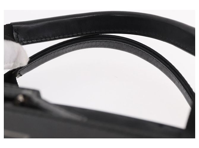 Borsa GUCCI in tela nera e argento Auth bs36102 Nero - vista 9