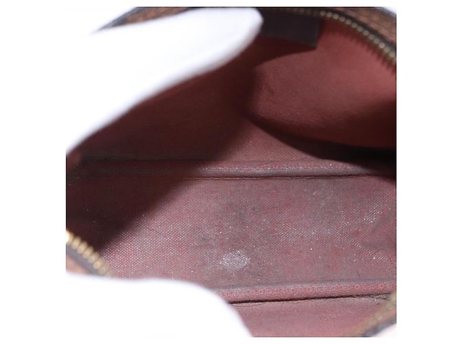 LOUIS VUITTON Damier Ebene Trousse Make Up Pouch N51982 LV Auth ka5246 - vista 11