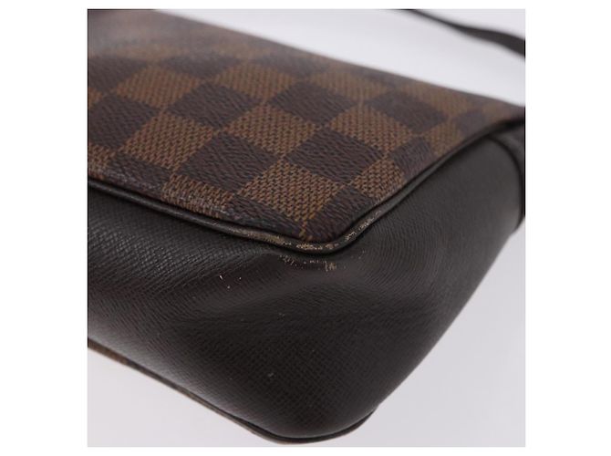 LOUIS VUITTON Damier Ebene Trousse Make Up Pouch N51982 LV Auth ka5246 - vista 15