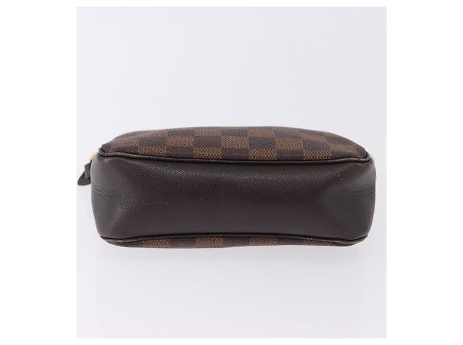 LOUIS VUITTON Damier Ebene Trousse Make Up Pouch N51982 LV Auth ka5246 - vista 5