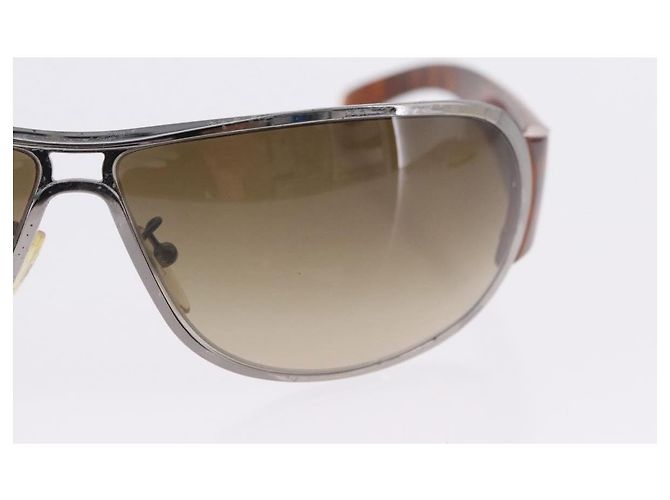 Occhiali da Sole PRADA Plastica Metallo 3 Set Nero Marrone Auth SW2622 - vista 11