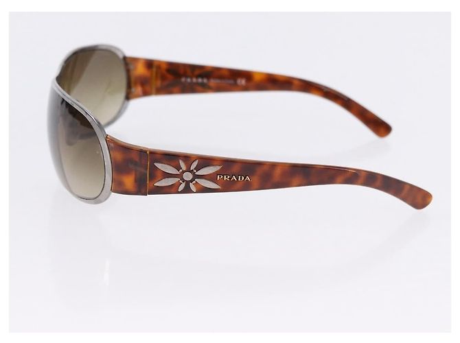 Occhiali da Sole PRADA Plastica Metallo 3 Set Nero Marrone Auth SW2622 - vista 13