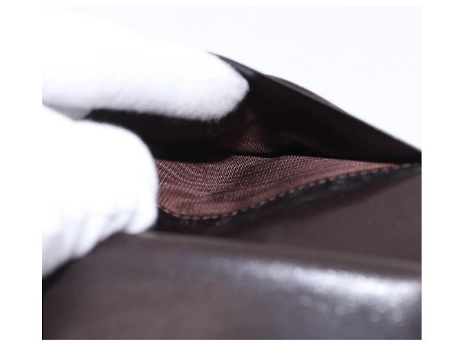 FENDI Zucca Canvas Wallet Black Brown Auth bs36073 - view 18