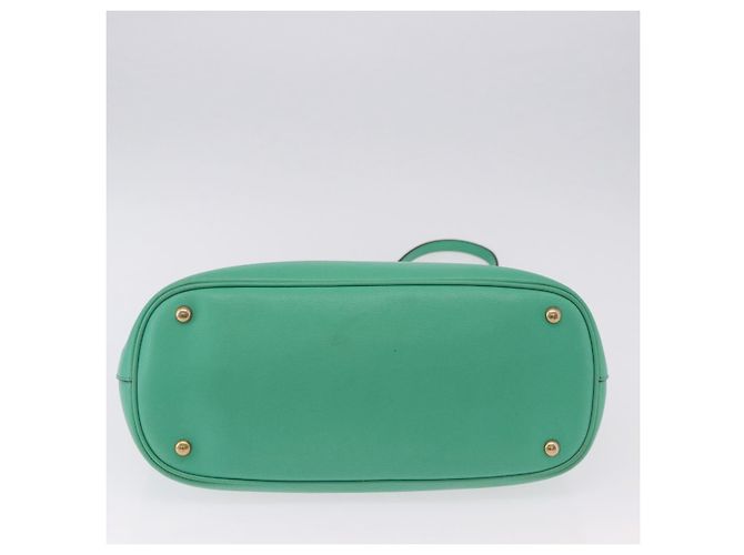 Borsa GUCCI in pelle 2way Verde Oro 319795 Auth 192124V D'oro - vista 12