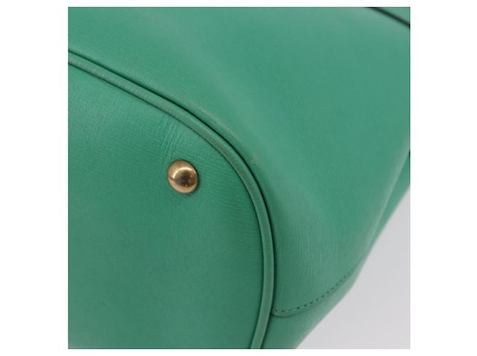 Borsa GUCCI in pelle 2way Verde Oro 319795 Auth 192124V D'oro - vista 14