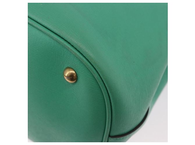 Borsa GUCCI in pelle 2way Verde Oro 319795 Auth 192124V D'oro - vista 16