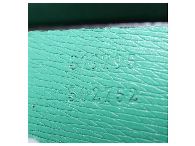 Borsa GUCCI in pelle 2way Verde Oro 319795 Auth 192124V D'oro - vista 24