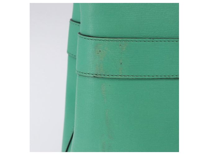 Borsa GUCCI in pelle 2way Verde Oro 319795 Auth 192124V D'oro - vista 4