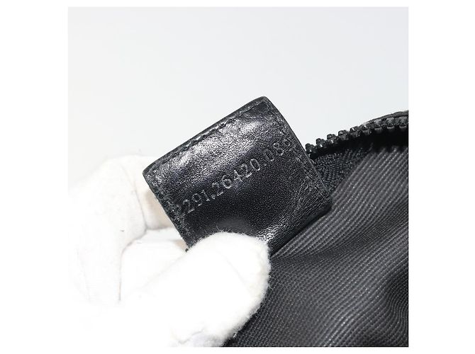 Borsa FENDI in tela 2way Nero Oro Auth 191061 D'oro - vista 12