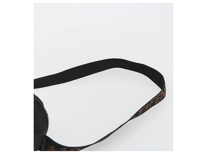 Borsa FENDI in tela 2way Nero Oro Auth 191061 D'oro - vista 15