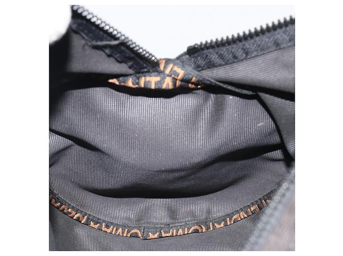 Borsa FENDI in tela 2way Nero Oro Auth 191061 D'oro - vista 22