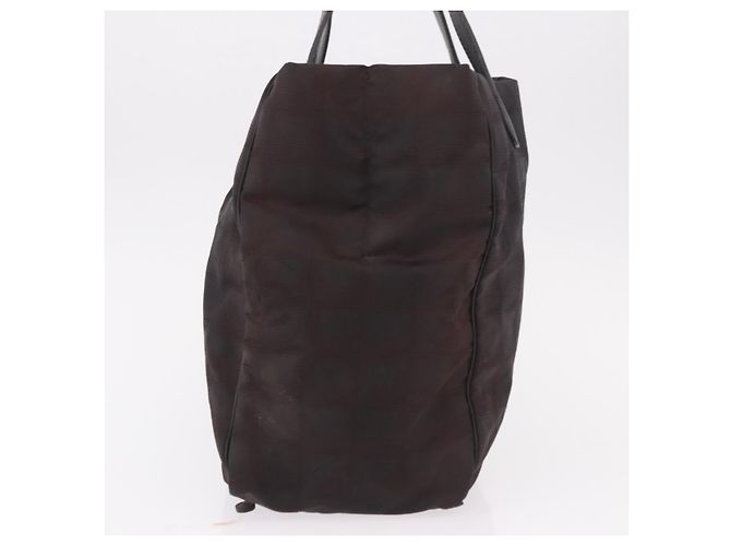 CHANEL Nuova Borsa Tote Travel in Nylon Nero CC Auth gh2153 - vista 3