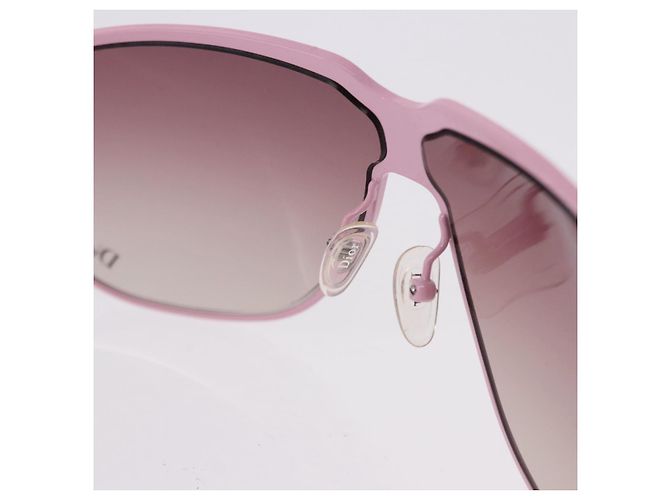 Gafas de sol Christian Dior de plástico Rosa Auth BA14446A - vista 12