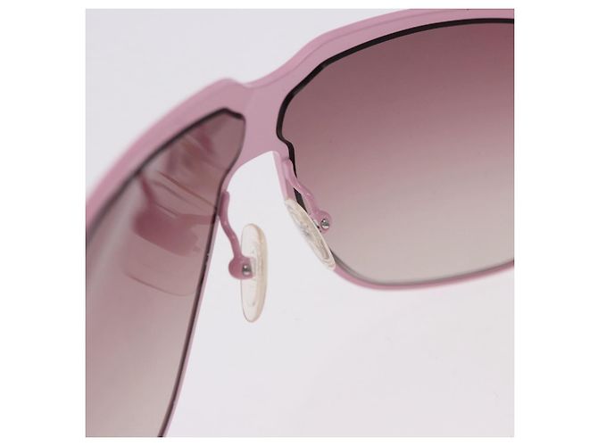 Gafas de sol Christian Dior de plástico Rosa Auth BA14446A - vista 13
