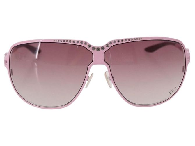 Gafas de sol Christian Dior de plástico Rosa Auth BA14446A - vista 2