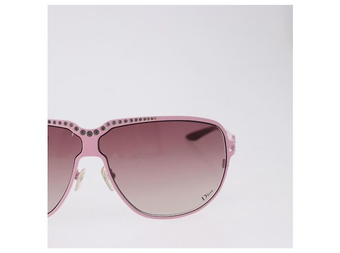 Gafas de sol Christian Dior de plástico Rosa Auth BA14446A - vista 5