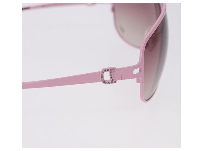 Gafas de sol Christian Dior de plástico Rosa Auth BA14446A - vista 7