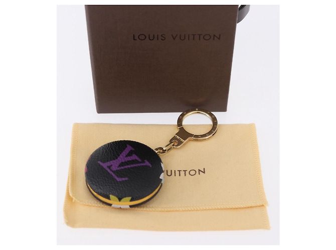 LOUIS VUITTON Portachiavi Astropill in Canvas Multicolor Black M51912 Auth 192130V Nero - vista 10