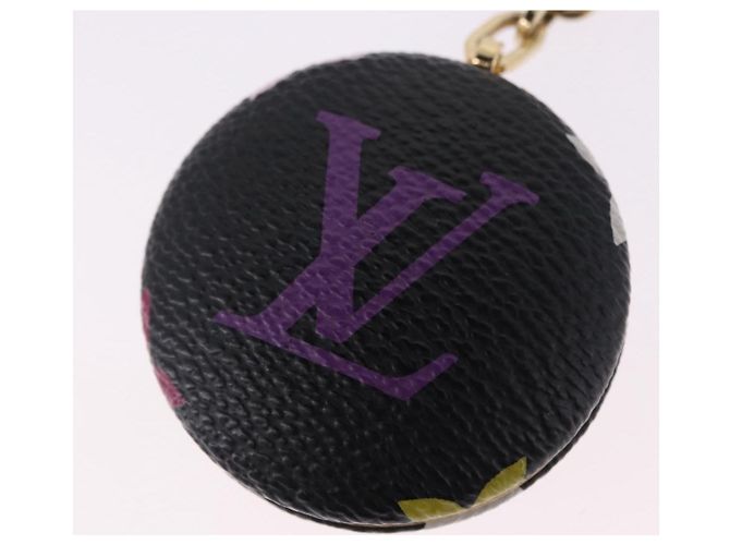 LOUIS VUITTON Portachiavi Astropill in Canvas Multicolor Black M51912 Auth 192130V Nero - vista 3