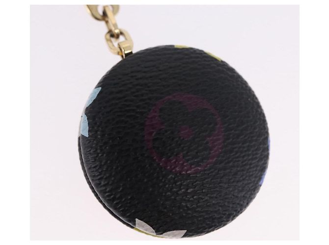 LOUIS VUITTON Portachiavi Astropill in Canvas Multicolor Black M51912 Auth 192130V Nero - vista 6